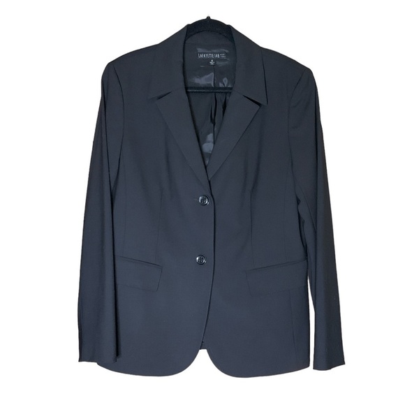 Lafayette 148 New York Stretch Wool Two-Button Blazer - Picture 2 of 6